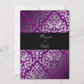 Invitation 311-Dazzling Damask Violet extraordinaire (Devant)
