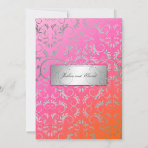 Invitation 311-Divine d'argent  Dreamsicle
