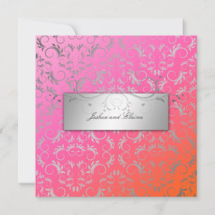 Invitation 311-Divine d'argent  Dreamsicle