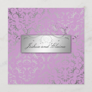 Invitation 311 Divine d'argent Lilac