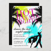 Invitation 311 électriques blancs de nuits chaudes de La (Devant / Derrière)