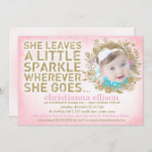 Invitation 311 Elle Feuille Une Petite Flamme Florale Flambée (Devant / Derrière)