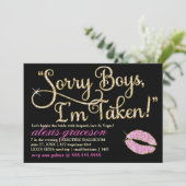 Invitation 311 garçons désolés je suis pris le baiser de (Debout devant)