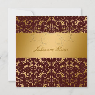 Invitation 311-Golden devinent le chocolat 5,25 x 5,25