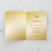 Invitation 311-Golden devinent le rose de passion (Intérieur)