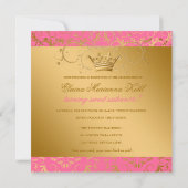 Invitation 311-Golden diVine fraise Brulee Sweet 16 (Dos)