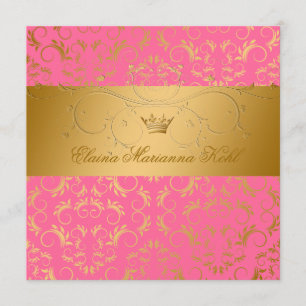 Invitation 311-Golden diVine fraise Brulee Sweet 16
