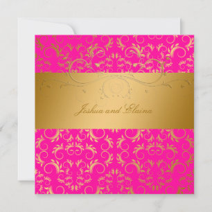 Invitation 311-Golden diVine Passion rose 5,25 x 5,25