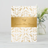 Invitation 311-Golden diVine White Delight Sweet 16 (Debout devant)