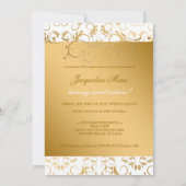 Invitation 311-Golden diVine White Delight Sweet 16 (Dos)