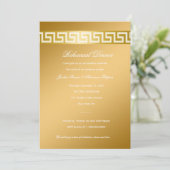 Invitation 311-Golden Greek Key (Debout devant)