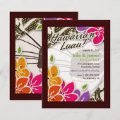 Invitation 311 Hawaiian Heaven | Marron (Devant / Derrière)