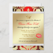 Invitation 311 Jet Black Ciao Bella Cherry Sass Anniversaire (Dos)