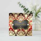 Invitation 311 Jet Black Ciao Bella Cherry Sass Métallic Gold (Debout devant)