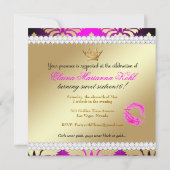 Invitation 311 Jet Black Ciao Bella Pink Sass Metallic Gold (Dos)