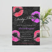 Invitation 311 Lacey Dirty Trente dentelle Anniversaire (Debout devant)