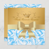 Invitation 311-Lavishly Golden| Douche pour bébé (Devant / Derrière)