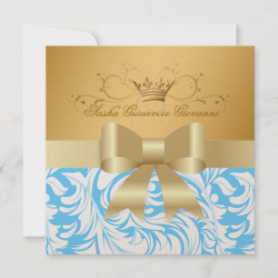 Invitation 311-Lavishly Golden  Douche pour bébé