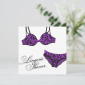 Invitation 311 Lingerie Léopard violet (Debout devant)