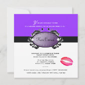 Invitation 311 Lingerie Léopard violet (Dos)