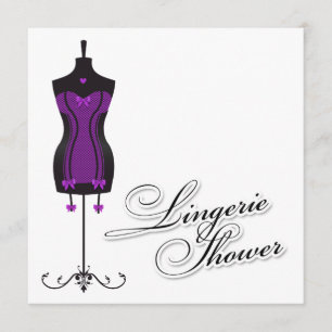 Invitation 311-Mannequin de lingerie violet