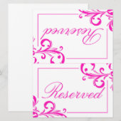 Invitation 311 Panache Réservé Enseigne 2 (Devant / Derrière)