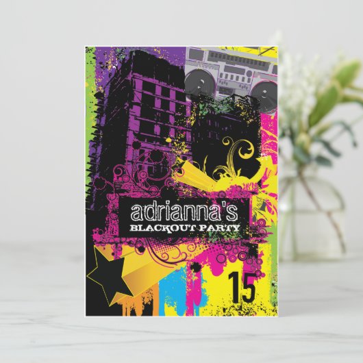 Invitation 311 Parti de la coupure de courant dans les villes (Debout devant)