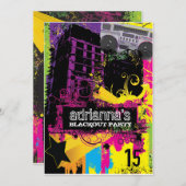 Invitation 311 Parti de la coupure de courant dans les villes (Devant / Derrière)