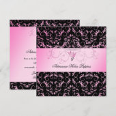 Invitation 311-Pink Divine et Black (Devant / Derrière)