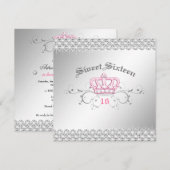 Invitation 311-Reine pour un Jour | Douce Seize (Devant / Derrière)