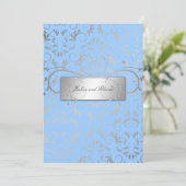 Invitation 311-Silver devinent | bleu-clair (Debout devant)