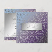 Invitation 311-Silver devinent l'hortensia de | (Devant / Derrière)