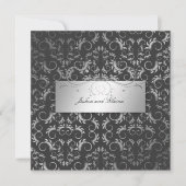 Invitation 311-Silver Divine Charcoal Grey (Devant)