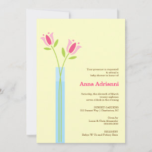 Invitation 311-Simply Fresh Baby Shower Crème