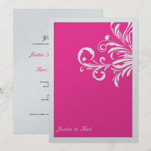 Invitation 311-Swanky Swirls_Chaud Pink Metallic