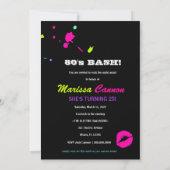 Invitation 311 totalement la partie des années 80 (Dos)