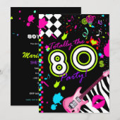 Invitation 311 totalement la partie des années 80 (Devant / Derrière)