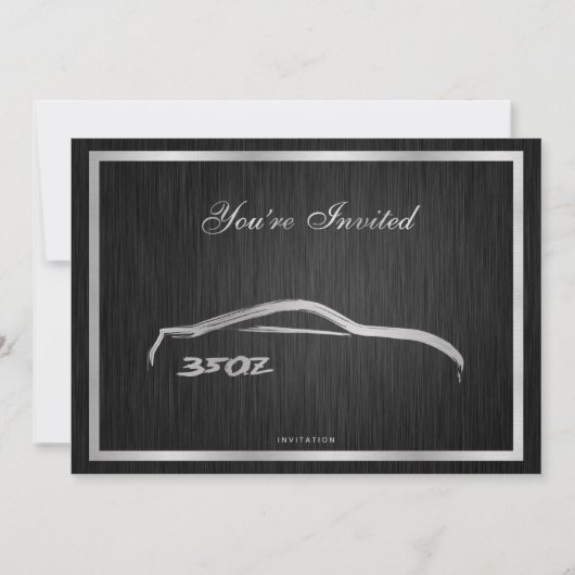 Invitation 350Z élégante (Devant)