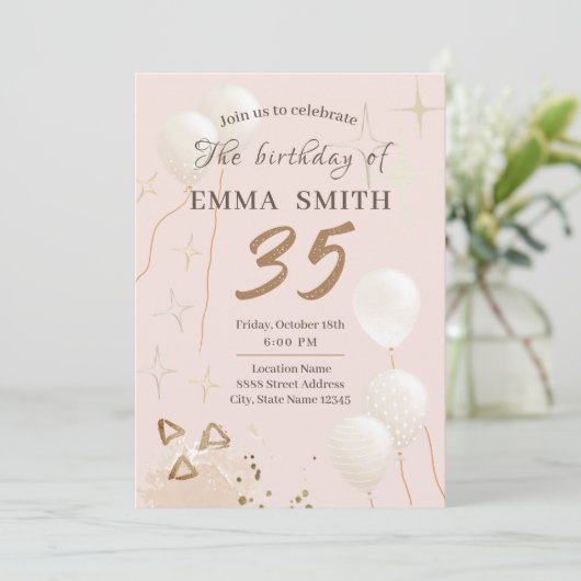 Invitation 35 ans anniversaire (Debout devant)