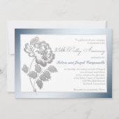 Invitation 35e Anniversaire de Mariage Blanche et  (Devant)