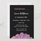Invitation 35e anniversaire surprise Anniversaire Plutôt rose (Dos)