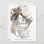 Invitation 35ème Trente-cinq Femmes de fête d'anniversaire (Devant)