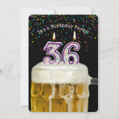 Invitation 36e anniversaire fête de la bière (Devant)