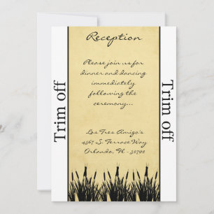 Invitation 3,5 x 7 Cattage de réception/Dragonfly Si