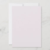 Invitation 3,5 x 7 Directions Lanterne rose violet (Dos)