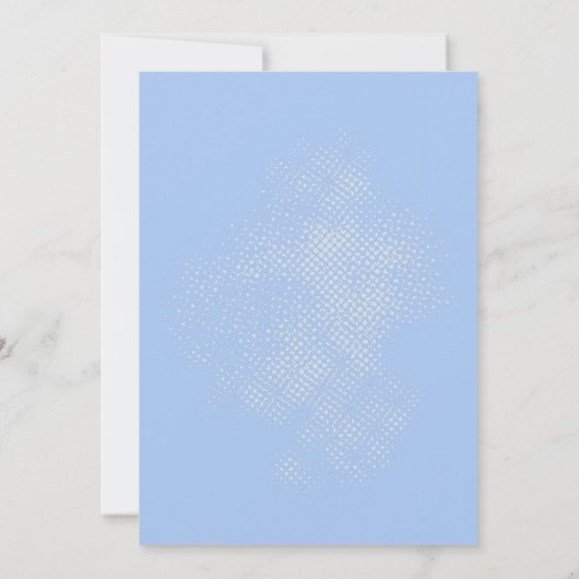 Invitation 3.5x6 Directions Card Seahorse Sea Ocean Beach (Dos)