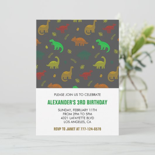 Invitation 3 ans (Debout devant)