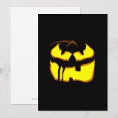 Invitation 3 de partie de Halloween (Devant / Derrière)