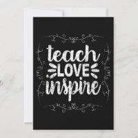 3- Enseigner l'Amour Inspirer chemise, Retro Ensei