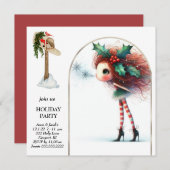 Invitation *~* 3 Fantasy Cute Sweet Woman Elf  (Devant / Derrière)